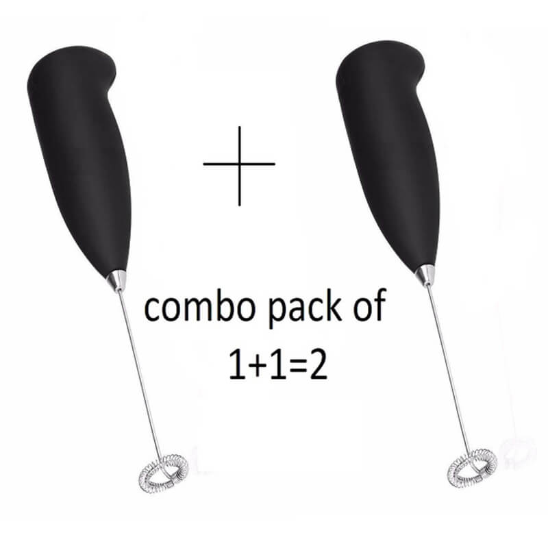 Pack of 2 handheld mini coffee & egg beater