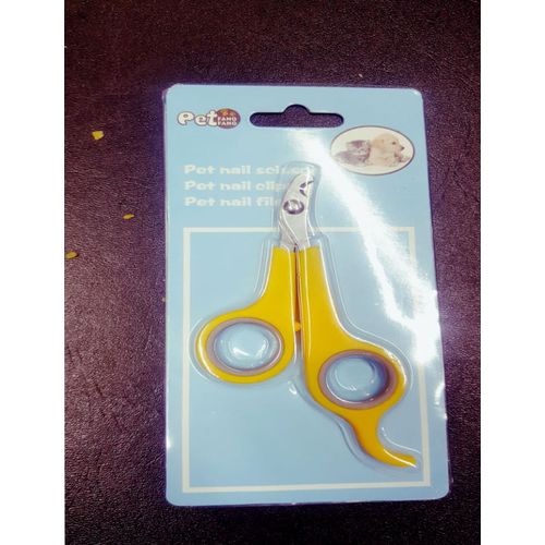 Pets nail scissor - yellow