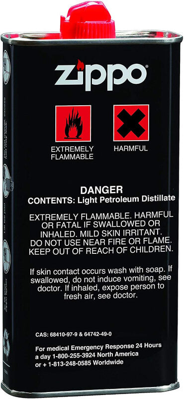 Zippo lighter fluid black