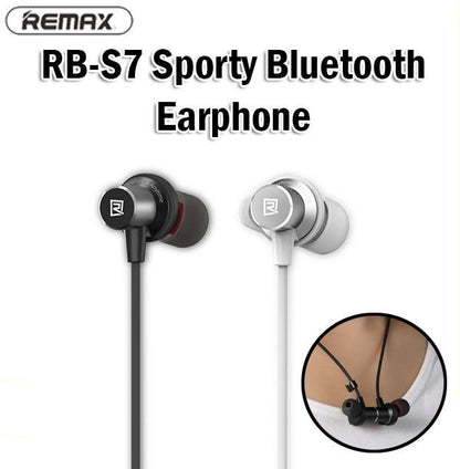 Remax rb-s7 magnetic neckband sports bluetooth earphones