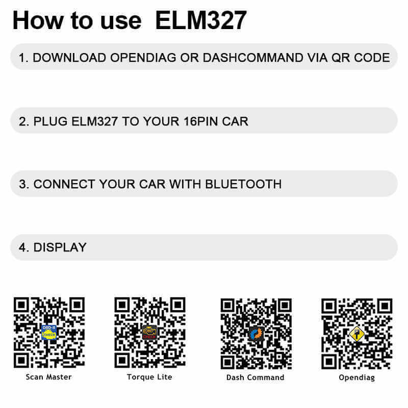 Bluetooth car error code reader obd 2 scanner - ancel icar2
