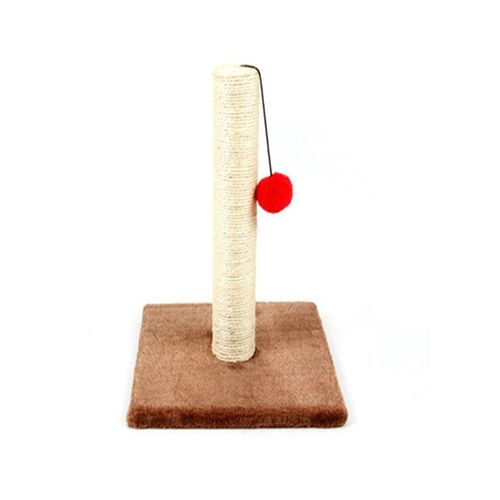 Scratching post for cats - brown