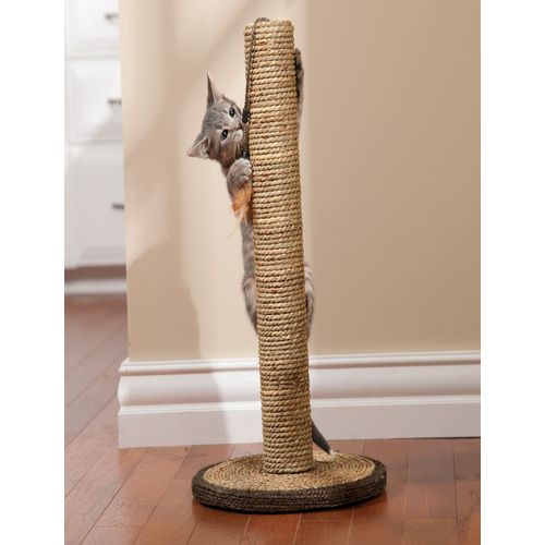 Scratching post for cats - brown