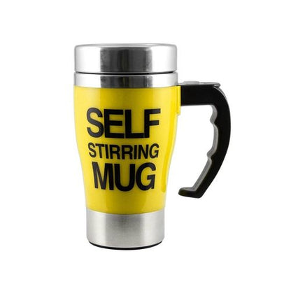Elf stirring mug - yellow