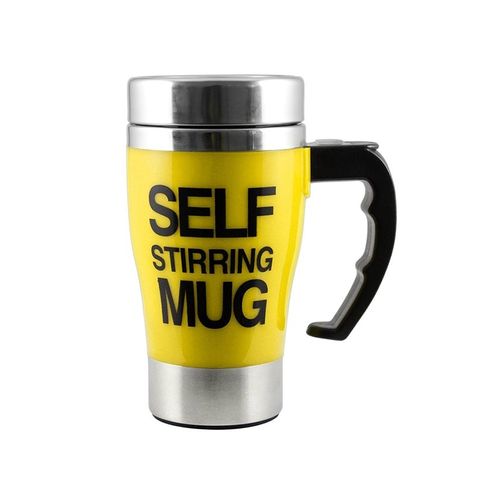 Elf stirring mug - yellow