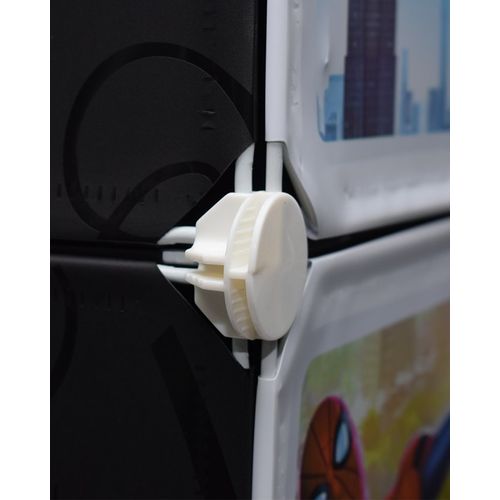 Spider man wardrobe organizer rack for kids - 6 cubes