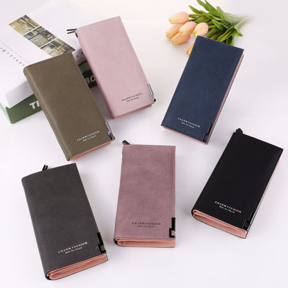 Women wallet with metallic clip g02