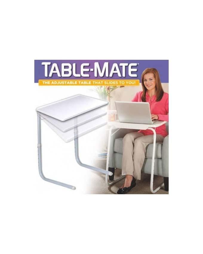 Multi-functional adjustable table mate iv with cup holder