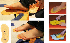 Massage insoles shoe clean health foot magnetic therapy