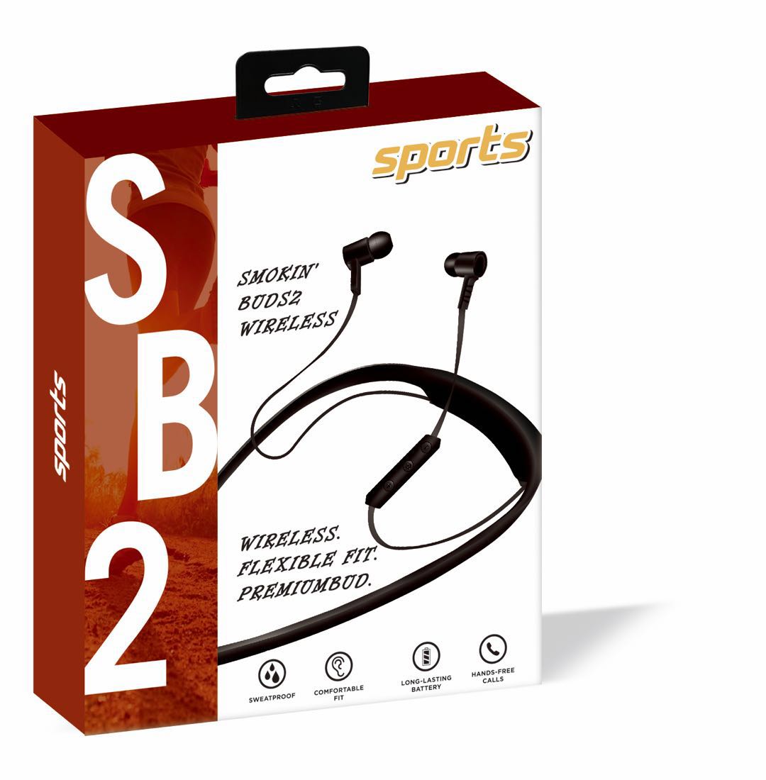 Bluetooth handsfree neck band sports earphone uflex v28