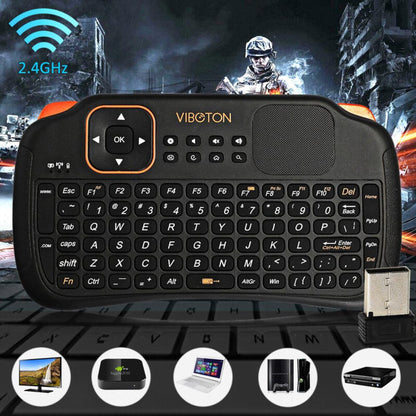 Viboton touch pad wireless keyboard mouse s1