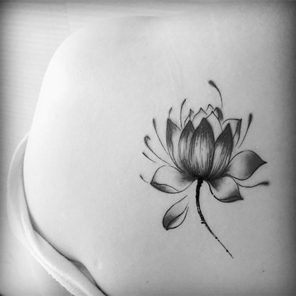 Temporary tattoos water lily lotus flower