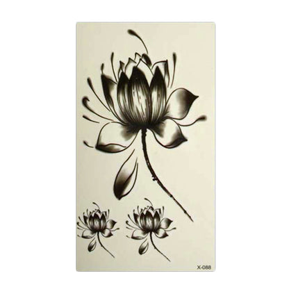 Temporary tattoos water lily lotus flower