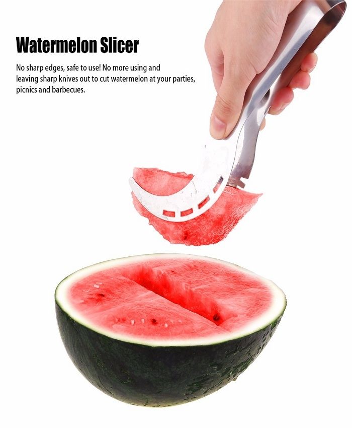 Watermelon slicer peeler cutter - white
