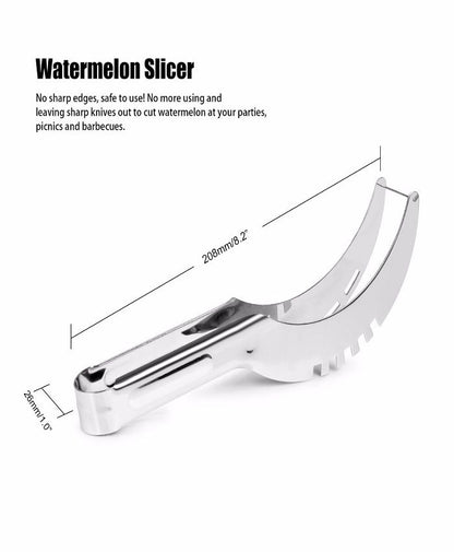 Watermelon slicer peeler cutter - white