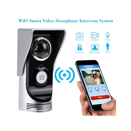 Wireless video door phone bells intercom peehole camera ir
