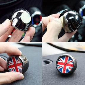 Automotive uk flag decoration clock