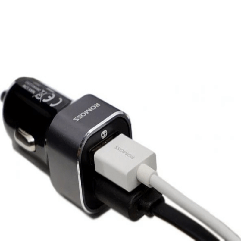 Romoss car charger rocket power 2usb 2.4a am12