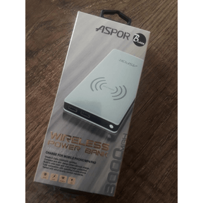Aspor a341 8000 mah wireless power bank