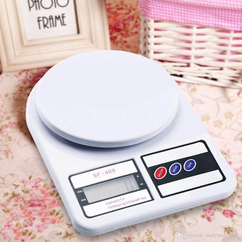 Electronic digital kitchen scale