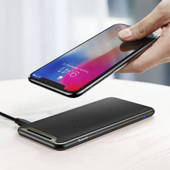 Baseus b01 type-c,wireless charging pad with desktop holder