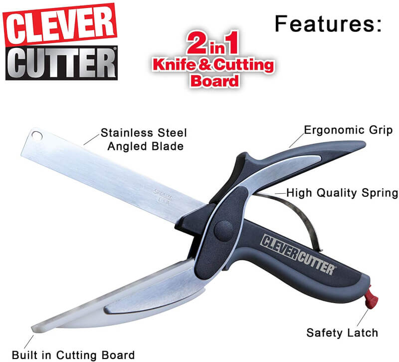 Clever cutter 2-in-1 knife & cutting board