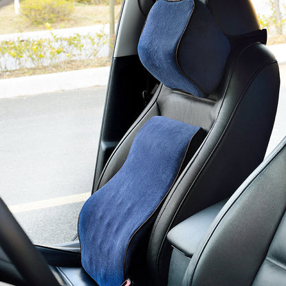 Universal seat support and headrest pillow