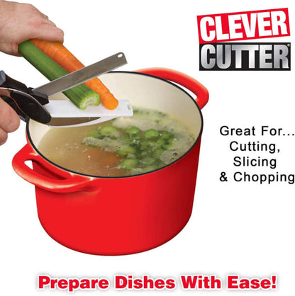 Clever cutter 2-in-1 knife & cutting board