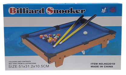Billiard snooker - 202d - 51 x 31.2x 10.5 cm