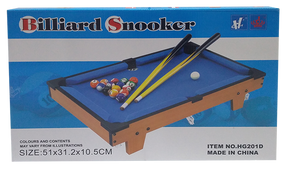Billiard snooker - 202d - 51 x 31.2x 10.5 cm