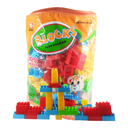 Blocks bag jumbo - 320 pcs - 3805d