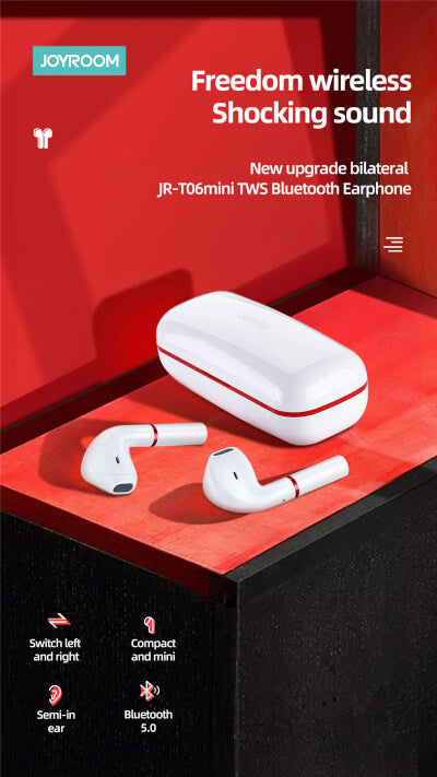Joyroom jr-t06mini tws wireless earbuds (orignal)