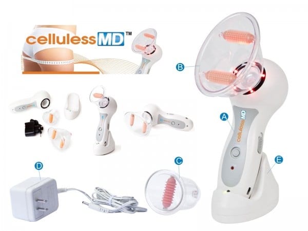 Celluless vacuum beauty body firming massager