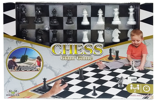 Chess play set - giant game - 60 x 40 cm - 1681 - rong fa