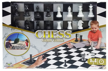 Chess play set - giant game - 60 x 40 cm - 1681 - rong fa