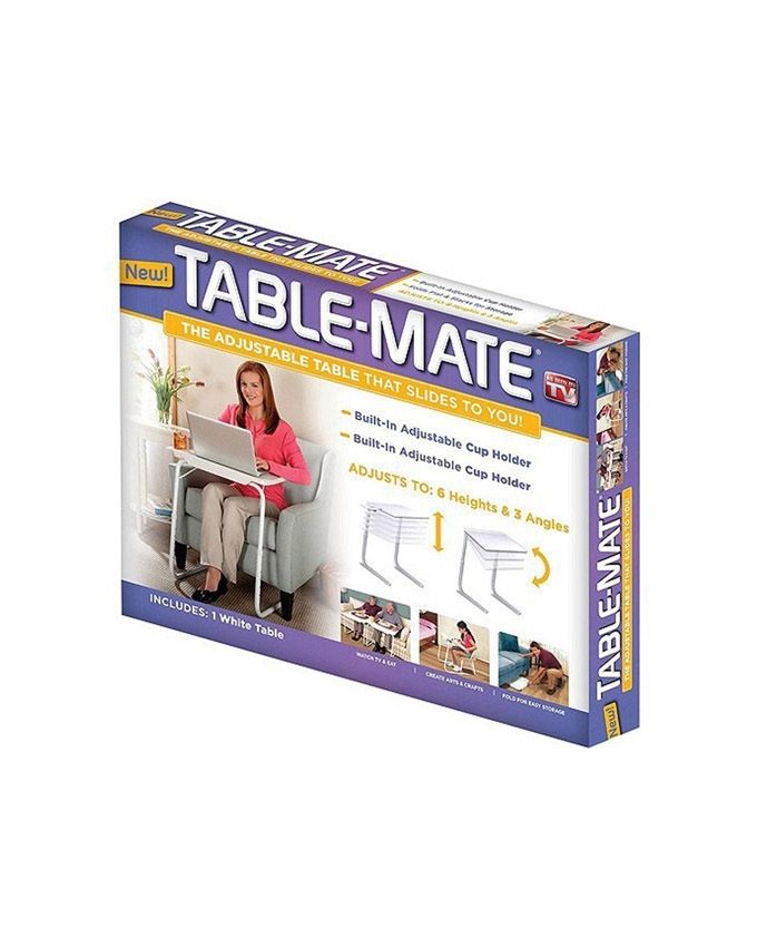 Multi-functional adjustable table mate iv with cup holder