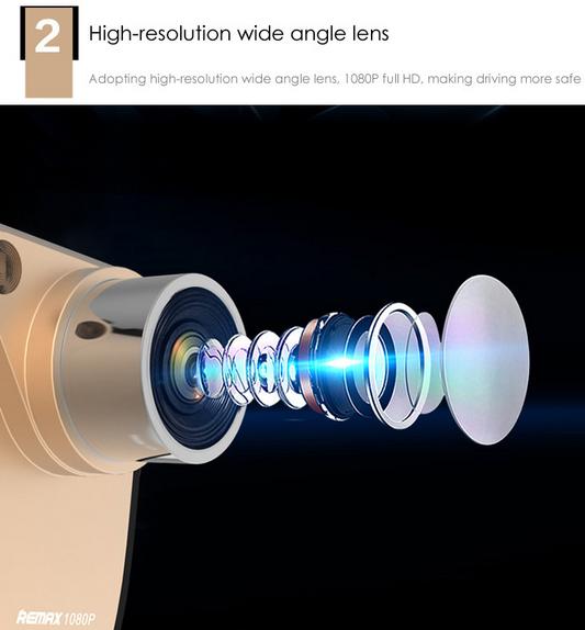 Remax car dashboard 1080p camera