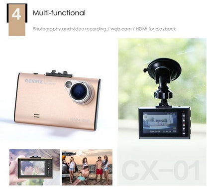 Remax car dashboard 1080p camera