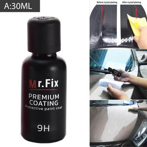 Super hydrophobic glass coating
