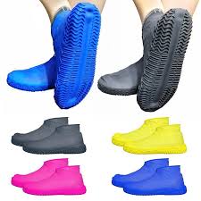 Non-slip silicone rain boot shoe cover large size 41 to 45