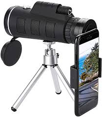 Waterproof monocular telescope+panda zoom lens+tripod+clip