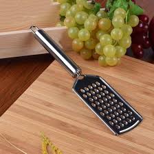 Manual cheese carrot grater silver