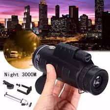 Waterproof monocular telescope+panda zoom lens+tripod+clip