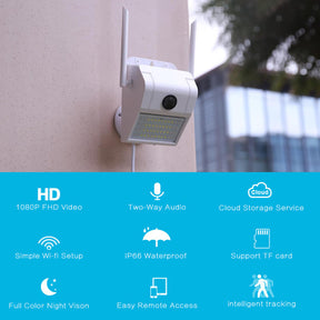 Wall lamp 1080p hd wifi camera