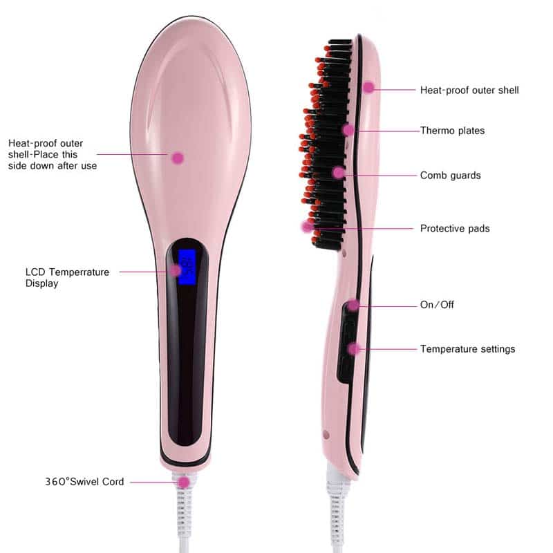Fast hair straightener hqt-906