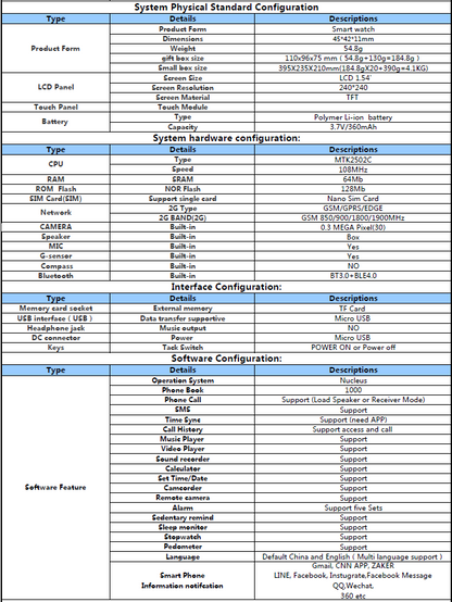 Get it mate gsm bluetooth smart mobile watch