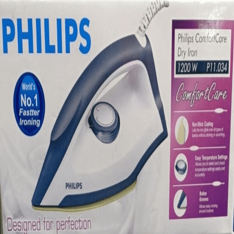 Philips comfort care dry iron p11.034