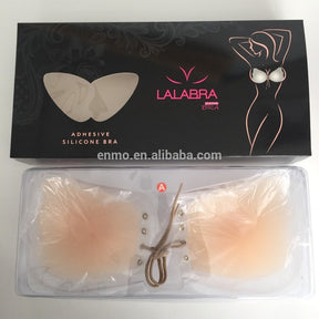 Lalabra women's strapless demi bra