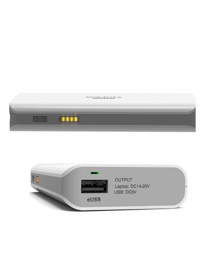 Romoss laptop power bank eusb 10400mah