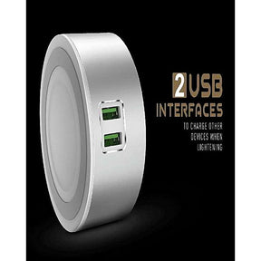 Ldnio a2208 soft touch led lamp with 2 usb port charger